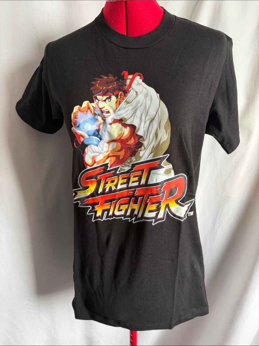 Street Fighter Graphic Tee - Black Ryu Illustration